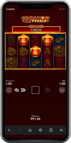 15 Dragon Pearls mobile three scatters trigger free spins