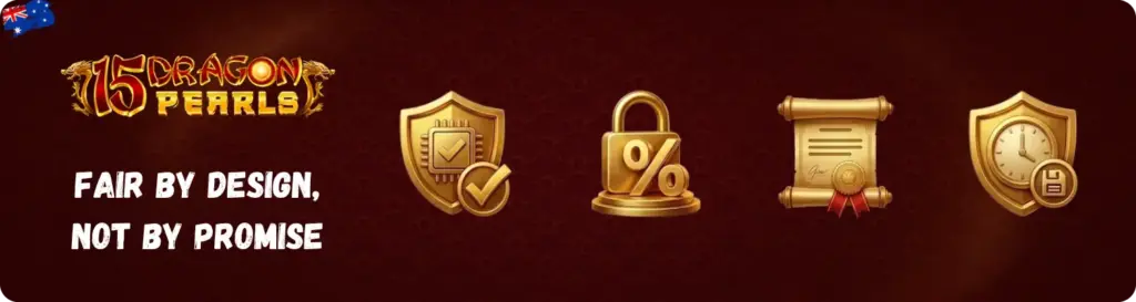 15 Dragon Pearls certified fair and secure play